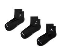 Jordan Everyday Calcetines hasta el tobillo (3 pares) - Negro