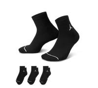 Jordan Everyday Calcetines hasta el tobillo (3 pares) - Negro 38-42