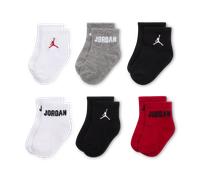 Jordan Everyday Essentials Calcetines hasta el tobillo (6 pares) - Bebé e Infantil - Rojo 18.5-23.5