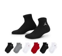 Jordan Everyday Essentials Calcetines hasta el tobillo (6 pares) - Niño/a - Rojo 4-5