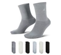Jordan Everyday Essentials Calcetines largos (6 pares) - Niño/a - Negro 5-7