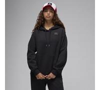 Jordan Flight Fleece Sudadera con capucha con forro de satén - Mujer - Negro M (EU 40-42)