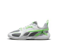 NIKE Jordan Heir, Sneaker Mujer, Sail Wolf Grey Electric Green White, 39 EU