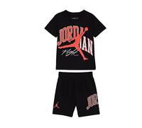 Jordan Juego de pantalones cortos Home and Away Little Kids, color negro, Negro, 6-7 Años
