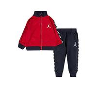 Jordan Jumpman - chamarra y pantalones con cierre completa para niño, 2 piezas, Rojo (85a449-kr5)/Negro, 4