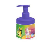 Jordan ® | Pasta de dientes niños | Dispensador de pasta de dientes en una bomba equivalente a 3 tubos regulares | Solución desarrollada para niños | Sabor Uva | 6-12 años | 1450ppm | 150ml
