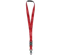 Jordan - Llavero Premium Printed Reversible, Unisex, Gym Red-Black-White