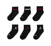 Nike Jordan Calcetines Legend Ankle Pack de 6 Unisex Negro Talla 7-9Y