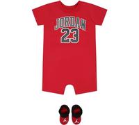Jordan Mameluco para bebé niño 23 (bebé/niño pequeño), Rojo (Gym Red), 0-6M US