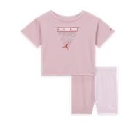 Jordan Mini Me Baby Conjunto de mallas cortas Flight - Bebé (12-24 M) - Rosa 18M