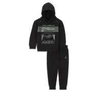 Jordan MJ Flight MVP Conjunto de dos piezas de sudadera de tejido Fleece - Bebé (12-24 M) - Negro 12M
