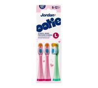 Jordan* ® OOTIE - Cabezales de repuesto para cepillo de dientes sónico para niños | Cerdas suaves para niños a partir de 3 años | Cabezales de cepillo de dientes suaves y precisos | Recambios grandes