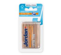 JORDAN Palillos Dentales Extra Finos Sabor Menta 105 Unidades
