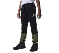 Jordan Pantalones de Niños Flight Sideline Negro Código 95C843-023, Negro/Verde, 8-10 años