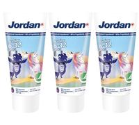 Jordan ® | Pasta de dientes junior | 6-12 años | sabor afrutado suave | 150 ml x 3