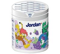 Jordan ® | Recambio de pasta dental junior 6-12 años | Sabor afrutado suave | Recambio para dispensador de bomba | 1450 ppm de fluoruro | 98% ingredientes naturales | 0% SLS | Protección de cavidades