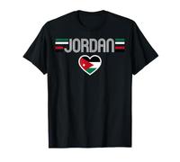 Jordan Retro Vintage Flag Heart National Pride Camiseta