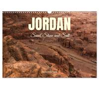 Jordan Sand, Stone and Salt (Wall Calendar 2026 DIN A3 landscape), CALVENDO 12 Month Wall Calendar: The elements of nature
