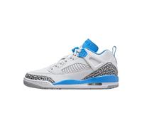 Jordan Spizike Low (FQ1759-141, White/Wolf Grey/Anthracite/University Blue), Blanco/Gris lobo/Antracita/Azul Universitario, 45.5 EU