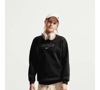 Jordan Sportswear Studio Fleece Oversized Crew All-Over-Print negro 164