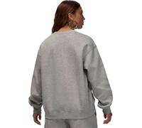 Jordan - Sudadera Brooklyn Fleece Crew Mujer, Mujer, Dk Grey Heather-White, XS