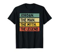 Jordan The Man The Myth The Legend - Cita Personalizada Divertida Camiseta