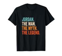 Jordan The Man The Myth The Legend Nombre Jordan Camiseta