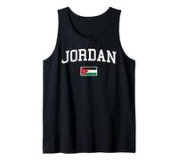 Jordanian Flag Hombres Mujeres Niños Jordan Camiseta sin Mangas