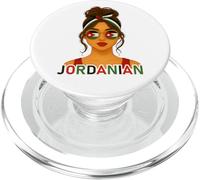 Jordanian Girl Jordan Flag Jordanian Girlfriend Wife PopSockets PopGrip para MagSafe