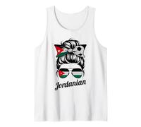 Jordanian Girl Jordan Match Pride Game Day Apoyo Nacional Camiseta sin Mangas