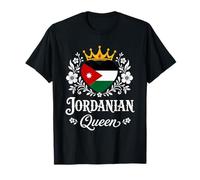 Jordanian Queen Jordan Flag Proud Jordanian Woman Camiseta
