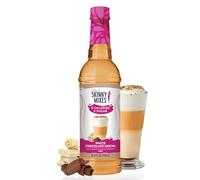 Jordan's Skinny Mixes Jarabe de moca de chocolate blanco | Cero calorías, cero azúcar, cero carbohidratos | Jarabes flacos de Jordan para café, té, café con leche | 1 botella (750 ml)