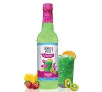Jordan's Skinny Mixes Jarabe sin azúcar, sabor tropical, potenciador de agua con sabor a fruta tropical, mezcla de bebidas para té helado, limonada y más, aroma sin calorías, apto para ceto,