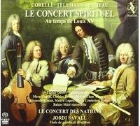 Jordi Savall, Les Concert Des Nations - Le Concert Spirituel at the Time of Louis XV Hybrid SACD - DSD, Import Edition by Jordi Savall, Les Concert Des Nations (2010) Audio CD