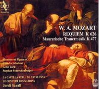 Jordi Savall - Mozart: Requiem K 626, Maurerische Trauermusik K477