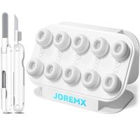 Joremx 5 pares de almohadillas de repuesto para AirPods Pro 3 puntas de silicona para Air Pods Pro 3rd, con orificio para reducción de ruido y red a prueba de polvo, con kit de limpieza y caja de