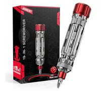 JOREST 19 en 1 Herramienta Multifunción Juego de Destornilladores con Torx, Regalos de Cumpleaños Navidad Gadgets para Adultos Hombres Papá Él, Mini Kit de Bolsillo Magnético de Herramientas de Repar