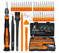 JOREST 38Pcs Destornilladores Precision Kit, Set Herramientas con Torx T1 T2 T3 T4 T5, TR6 T7 T8 T9 T10 T15, Triwing Y00, P2/P5, -1.0/2.0, etc, per Switch, PS4, Joycon, Xbox, PC, Mac, Laptop, Gafas