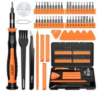 JOREST 55pcs Destornilladores Precisión, Destornillador Pequeño | Kit Destornillador Mini con Torx Estrella, Magnéticos Herramientas para Macbook, iPhone, Switch, PS5, Xbox, Laptop, Gafas