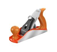 JORGENSEN Cepillo para Madera Nº 4, Cepillo Manual para Carpintería, Cepillo de Mano para Alisar Madera, con Cuerpo de Hierro Fundido Esferoidal y Profundidad de Corte Ajustable