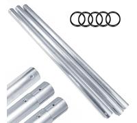 Jorixxy Barra transversal de tubo de metal de 3 m para sistema de montaje en pared manual/eléctrico, barra transversal de aluminio para sistema de soporte de fondo de fotografía