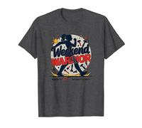Jornadas de Fin de Semana para el empoderamiento de Las Mujeres guerreras Camiseta, Hombre, Jaspeado Oscuro, 6XL