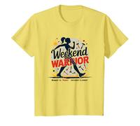 Jornadas de Fin de Semana para el empoderamiento de Las Mujeres guerreras Camiseta, Niños, Limón, 2 años