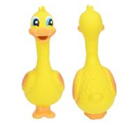 JOROBURO Juguetes para Perros de Pollo de Látex, Juguetes para Perros con Forma de Pato de Dibujos Animados, Juguete para Masticar para Perros Chirriantes, Juguete Interactivo Divertido