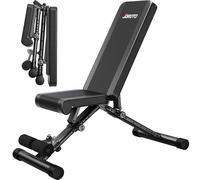 JOROTO MD35 Banco de Pesas Ajustable - Bancos de Entrenamiento de Fuerza de Carga de 318 KG para Banco de Pesas Plegable de Cuerpo Completo en Casa (con Ajuste Rápido de Bloqueo Automático)