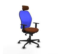 Jorquera sincro malla azul similpiel marrón brazos 1d base nailon cab