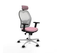 Jorquera sincro malla blanca bali rosa brazos 2d base aluminio cabecer