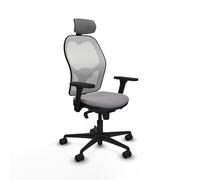 Jorquera sincro malla blanca similpiel gris brazos 3d base nailon cabe
