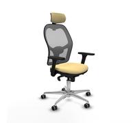 Jorquera sincro malla gris similpiel crema brazos 3d base aluminio cab