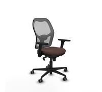 Jorquera sincro malla gris similpiel marrón oscuro brazos 3d base nai
